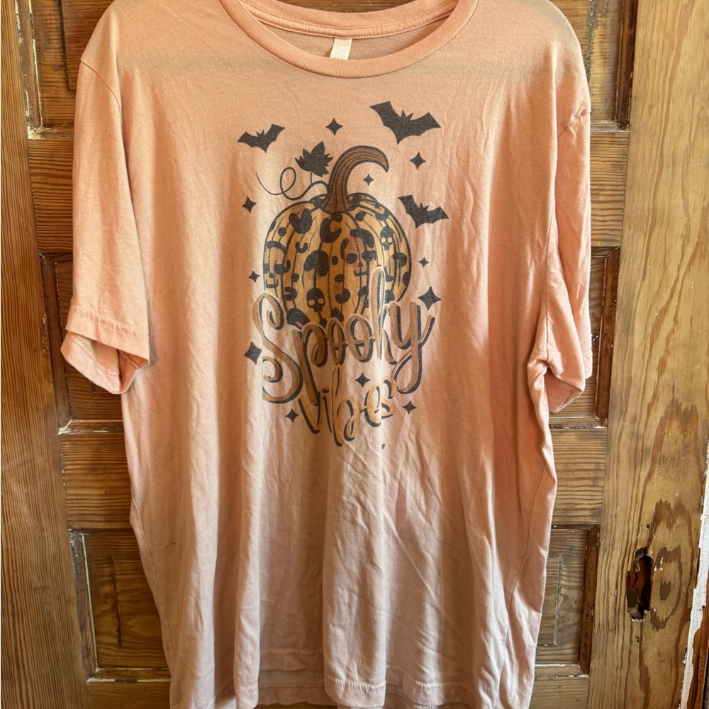 Bella Canvas Black Short Sleeve Tee with Halloween Graphic